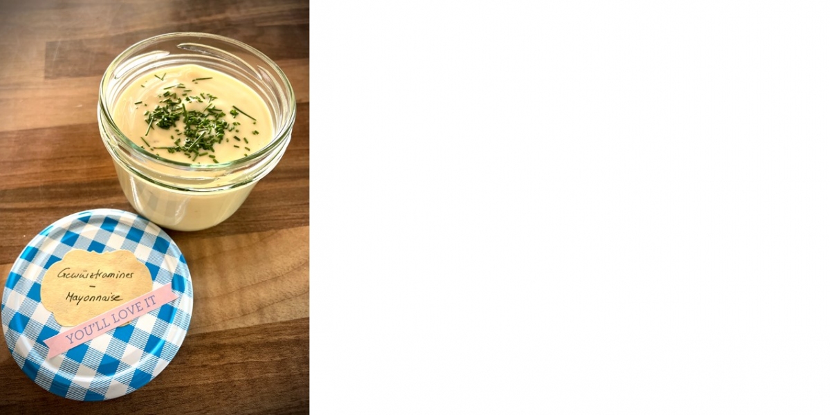 Gewürztraminer-Mayonnaise